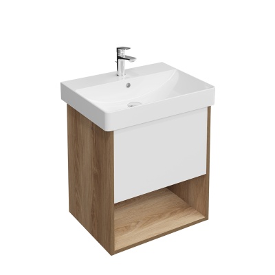 Тумба Pro/Про подвесная 1 ящик 55, швейцарский вяз