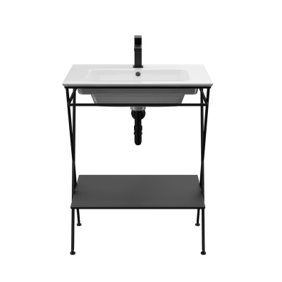 Металлическая структура Piano Next/Пиано Некст напольная 65, черная матовая Металлическая структура Piano Next/Пиано Некст напольная 65, черная матовая