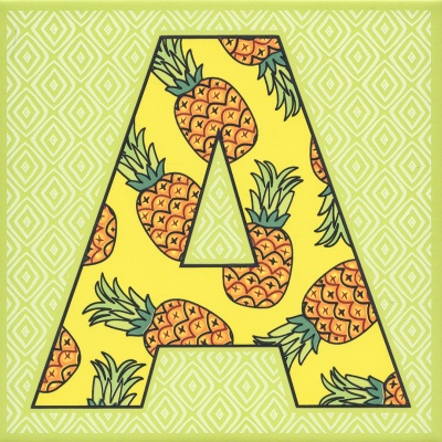 Декор Сад-огород «Ананас» матовый 20x20x0,69