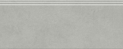 Плинтус Чементо серый матовый обрезной 30x12x1,3