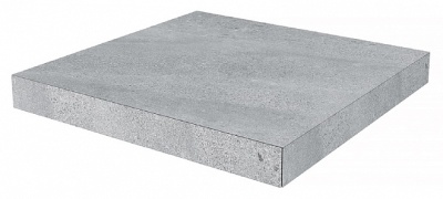 Ступень угловая клееная Про Матрикс серый 33x33x0,9
