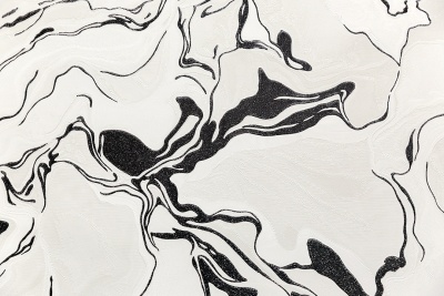 Обои виниловые на флизелиновой основе Галатея база универсальная, белый чёрный Обои виниловые на флизелиновой основе Галатея база универсальная, белый чёрный