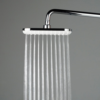 Душевая колонна квадратная Fonte/Фонте на 2 потока без смесителя, черный матовый Душевая колонна квадратная Fonte/Фонте на 2 потока без смесителя, черный матовый