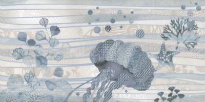 Панно Маритимос глянцевый (из 4 ч. разм. 30х60) обрезной 60x120x0,9 Панно Маритимос глянцевый (из 4 ч. разм. 30х60) обрезной 60x120x0,9