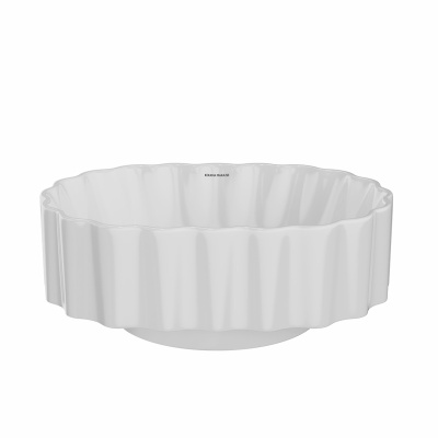 Раковина ARTBASIN Conchiglia/АртБейзин Конкилья накладная 50, белая глянцевая