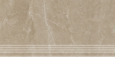 Ступень фронтальная Эстерель бежевый матовый обрезной 30x60x0,9