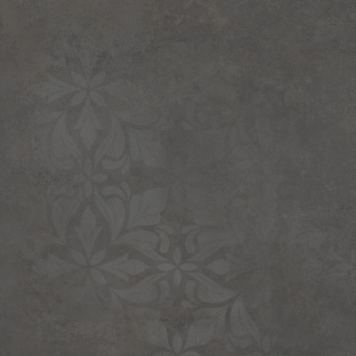 Хадду серый тёмный матовый декорированный 40,2x40,2x0,8