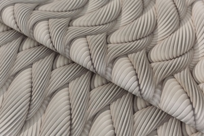 Обои виниловые Трессаж мотив, коричневый