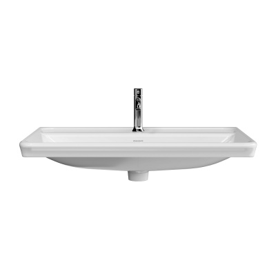 Раковина Элеганс мебельная\подвесная 80 см с одним отверстием, белая глянцевая Раковина Элеганс мебельная\подвесная 80 см с одним отверстием, белая глянцевая