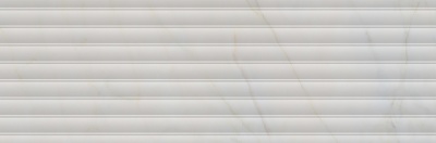 Греппи белый структура глянцевый обрезной 40x120x1,2