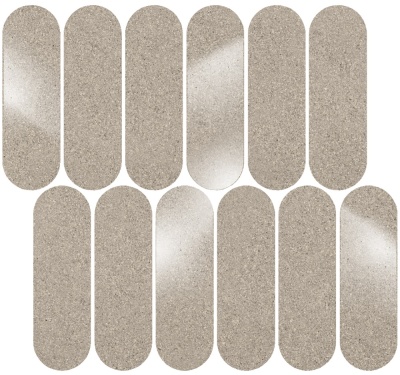 Декор Джиминьяно наборный бежевый матовый 30x32x0,9