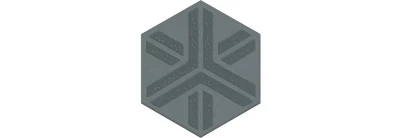 Декор Агуста синий матовый 6x5,2x0,69