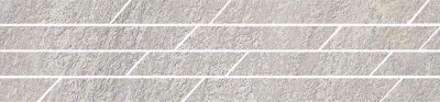 Бордюр Гренель серый мозаичный 46,8x9,8x1,1