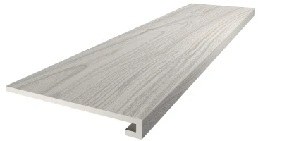 Ступень Монтиони белый матовый обрезной 33x119,5x0,9