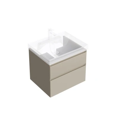 Тумба CUBO подвесная с ящиками 60, лимо матовая