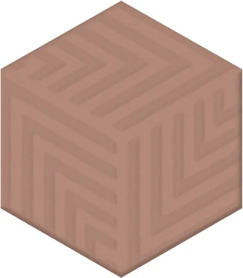 Декор Агуста розовый матовый 6x5,2x0,69
