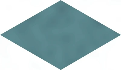 Декор Риад бирюзовый глянцевый 13,5x7,8x0,9