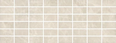 Декор Лирия бежевый мозаичный глянцевый 15x40x0,69