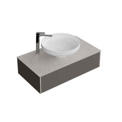 Столешница MAGICA для раковины SAFI Риккарди 90 см, серая матовая Столешница MAGICA для раковины SAFI Риккарди 90 см, серая матовая