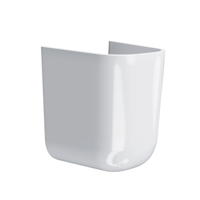 Полупьедестал PRO подвесной, белый глянцевый Полупьедестал PRO подвесной, белый глянцевый