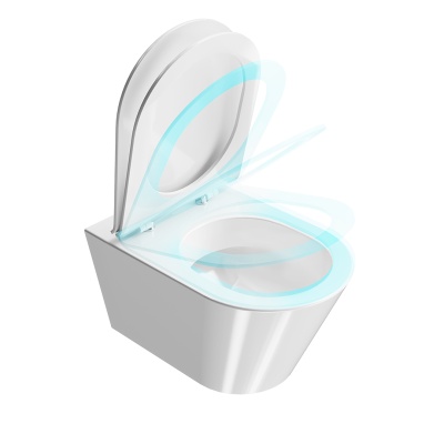 Сиденье PLAZA Modern для подвесного унитаза, белое глянцевое Сиденье PLAZA Modern для подвесного унитаза, белое глянцевое