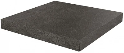 Ступень угловая клееная Про Стоун черный 33x33x1,1