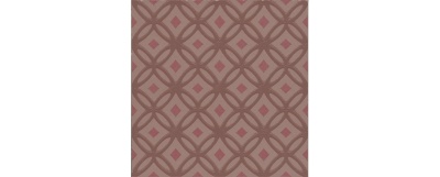 Декор Агуста 1 розовый матовый 9,8x9,8x0,7