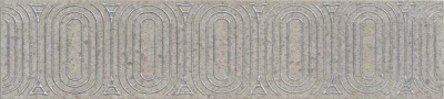 Бордюр Безана серый матовый обрезной 25x5,5x0,9