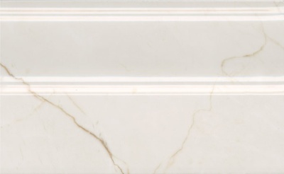 Плинтус Театро бежевый светлый глянцевый обрезной 25x15x1,5