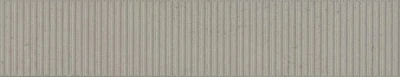 Бордюр Скарпа серый матовый структура 40,2x7,7x0,8