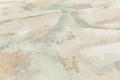 Обои виниловые на флизелиновой основе Фреш мотив, зелёный, абстракция