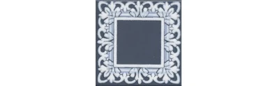 Декор Алмаш синий глянцевый 9,8x9,8x0,69