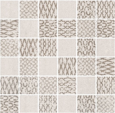 Декор Про Дабл бежевый светлый мозаичный 30x30x0,9