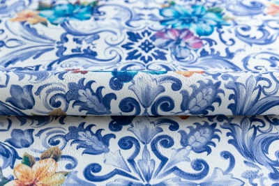 Обои виниловые Азулежу мотив, цветной