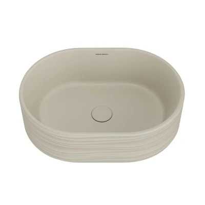 Раковина ARTBASIN Sabbia накладная 50, песочная матовая
