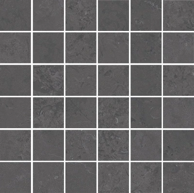 Декор Про Лаймстоун серый темный матовый мозаичный 30x30x1,1