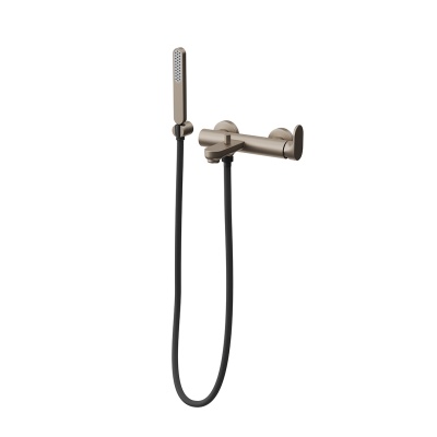 Смеситель для ванны OLE настенный, золотой атласный Смеситель для ванны OLE настенный, золотой атласный