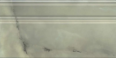 Плинтус Джардини зеленый глянцевый обрезной 20x40x1,6