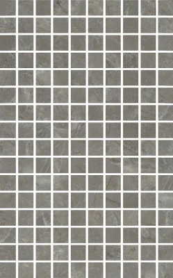 Декор Кантата мозаичный серый глянцевый 25x40x0,8