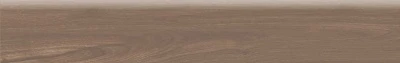 Плинтус Альберони коричневый матовый обрезной 60x9,5x0,9