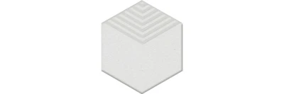 Декор Агуста белый 6x5,2x0,69