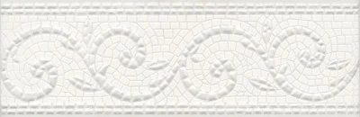 Бордюр Борсари орнамент матовый обрезной 25x8x0,9