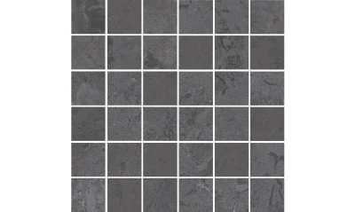 Декор Про Лаймстоун серый темный матовый мозаичный 30x30x1,1