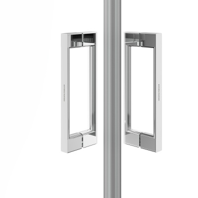 Душевой уголок VETRO, раздвижной, квадратный, 100х100х195, хром Душевой уголок VETRO, раздвижной, квадратный, 100х100х195, хром