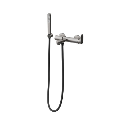 Смеситель для ванны OLE настенный, титановый атласный Смеситель для ванны OLE настенный, титановый атласный