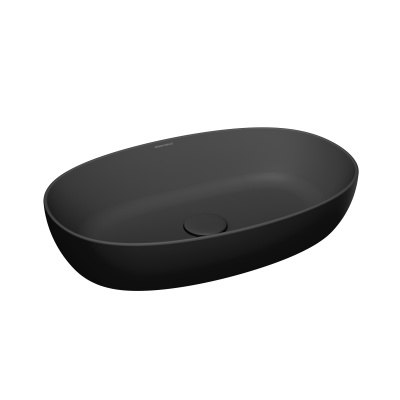 Раковина PLAZA накладная 60, черная матовая Раковина PLAZA накладная 60, черная матовая