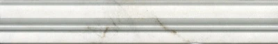 Бордюр Серенада белый глянцевый обрезной 30x5x1,9