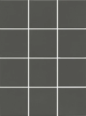 Агуста серый темный матовый 30x40x0,7 из 12 частей 9,8х9,8