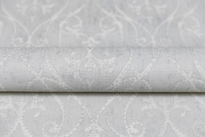 Обои виниловые на флизелиновой основе Дамаск мотив, серый