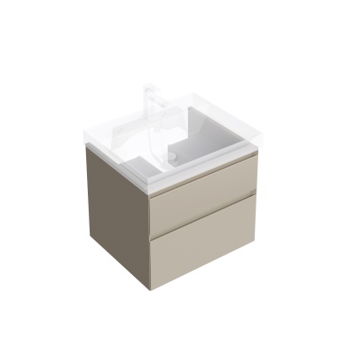 Тумба CUBO подвесная с ящиками 60, лимо матовая Тумба CUBO подвесная с ящиками 60, лимо матовая